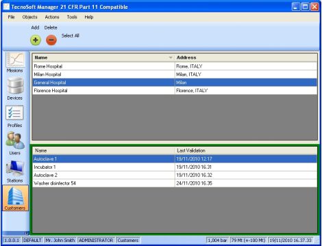 Oprogramowanie TS Manager do obsługi rejestratorów Tecnosoft (spełnia wymagania 21 CFR Part 11 oraz GAMP) - 8