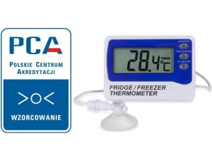 Termometr do lodówki medycznej ETI 810-210 ze świadectwem wzorcowania z akredytacją PCA