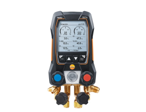Elektroniczna oprawa zaworowa Testo 557s Smart Vacuum z sondami do pomiaru temperatury i próżni oraz kompletem węży - image 2