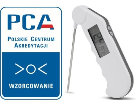 Termometr wzorcowy HACCP ETI Gourmet ze świadectwem wzorcowania z akredytacją PCA