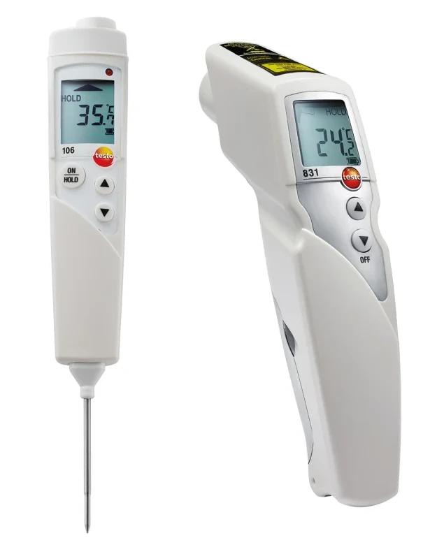 Zestaw: pirometr testo 831 z termometrem testo 106