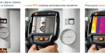 Automatyczne dostosowywanie emisyjności Testo